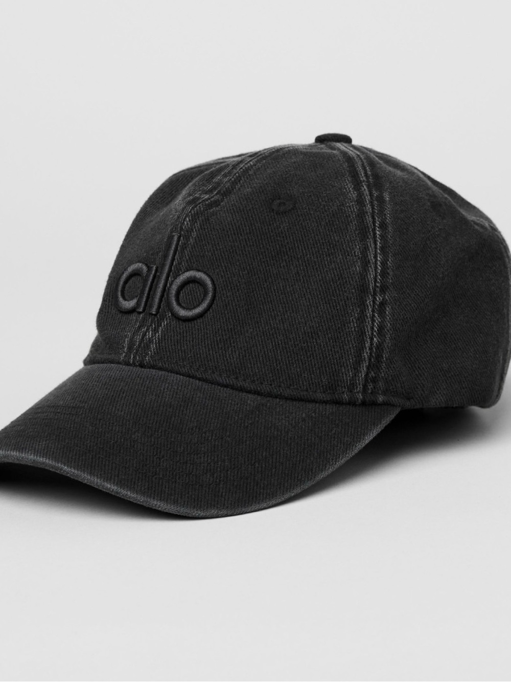 Alo Washed Off-Duty Cap - Vintage Black